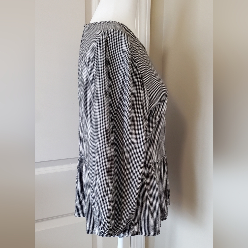 Gingham Top Euc - image 4